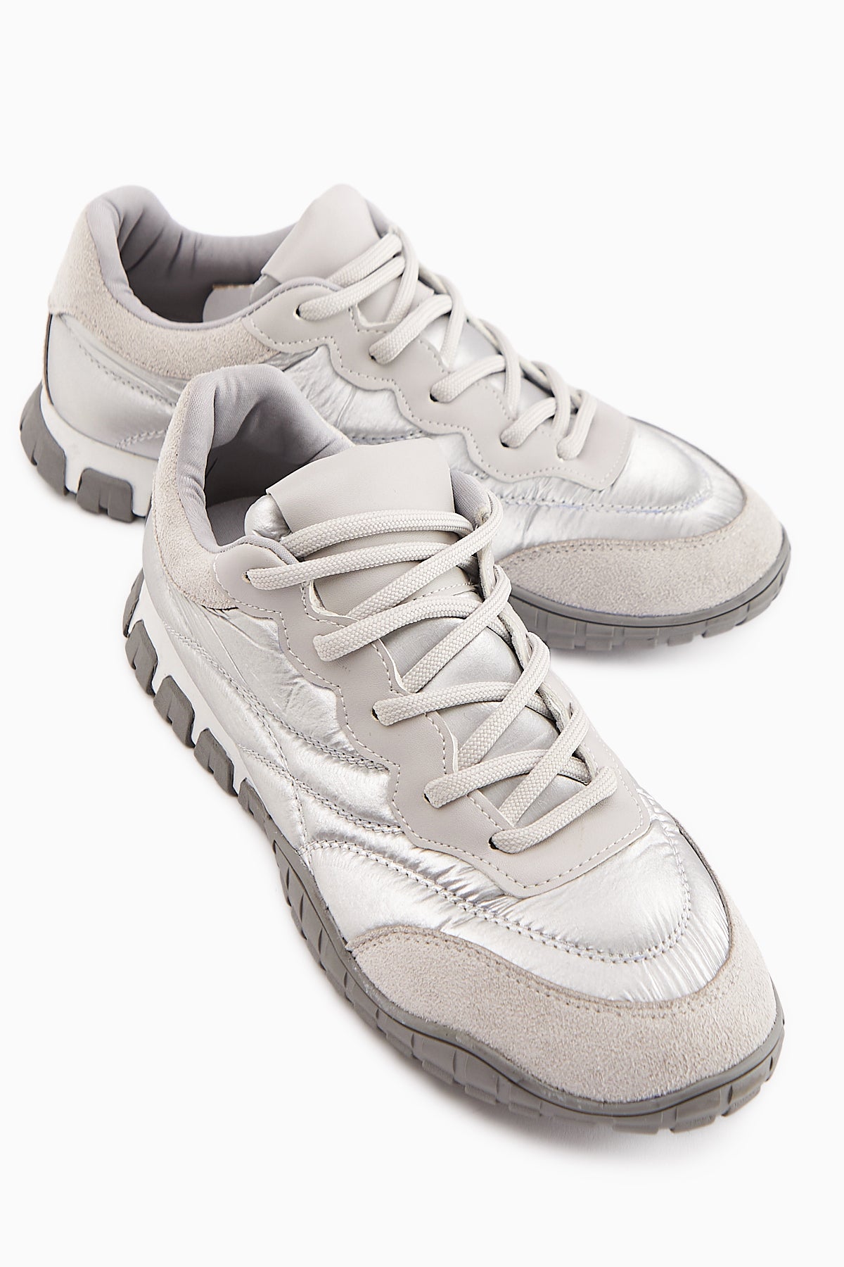 Leen Gri Paraşüt Kumaşlı Kadın Sneakers