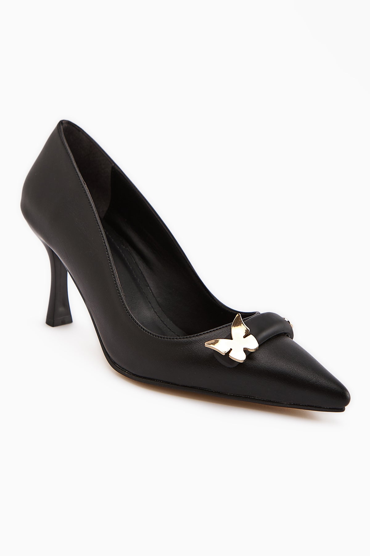 Misa Siyah Tokalı Kadın Stiletto