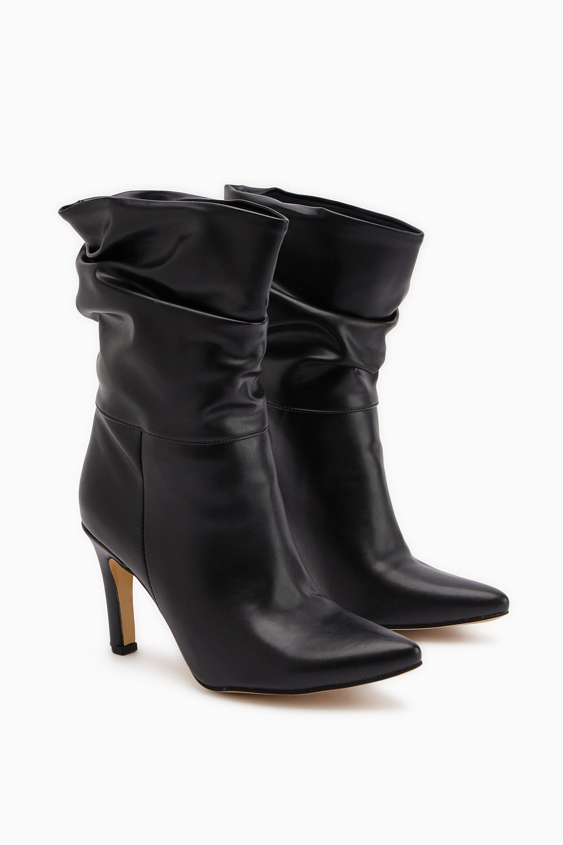 Wilma Siyah Körüklü İnce Topuklu Bot