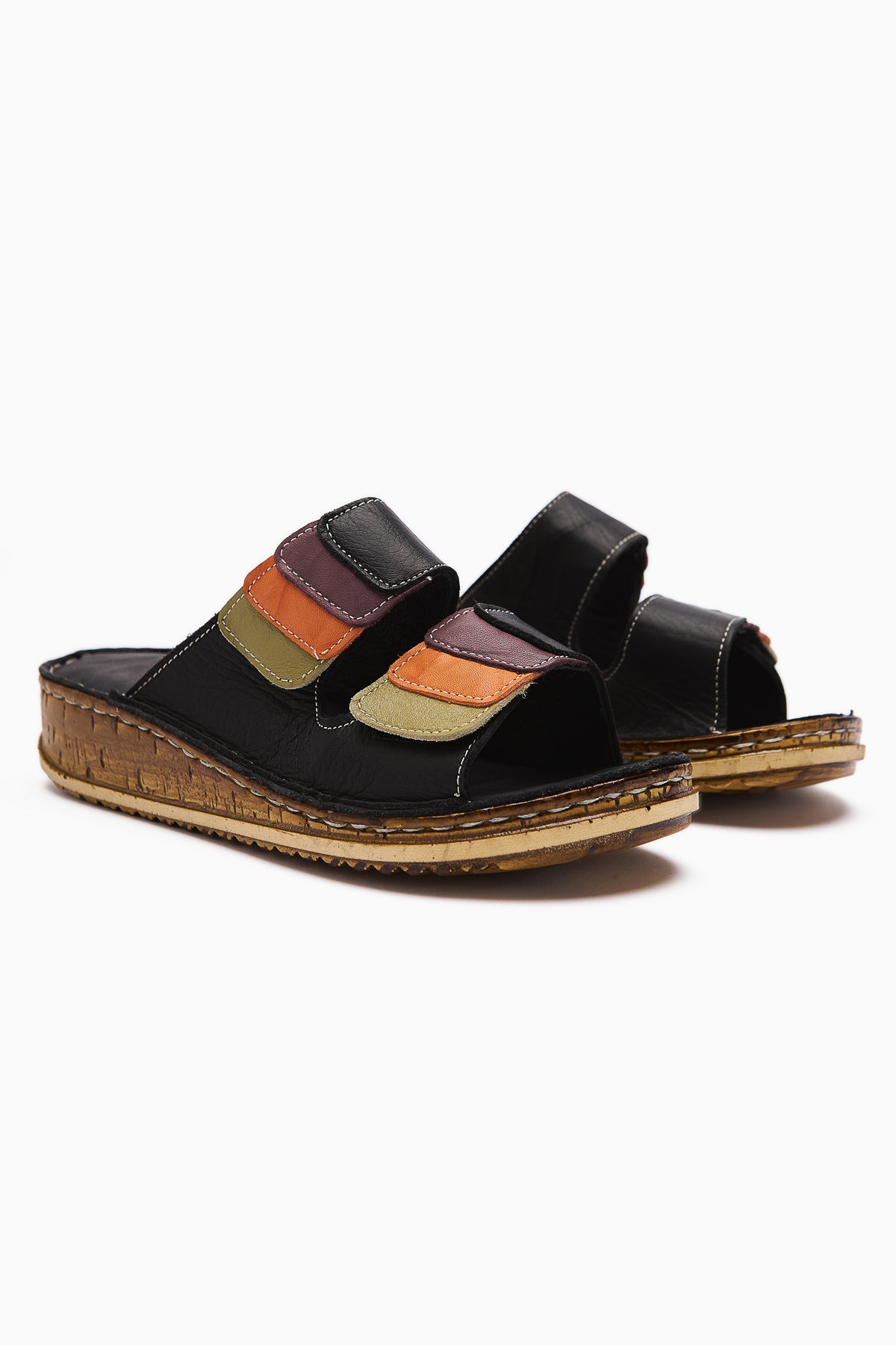 Hakiki Deri Kassid Siyah Comfort Terlik