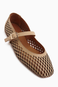 Randy Hakiki Deri Vizon Bantlı Kadın Babet