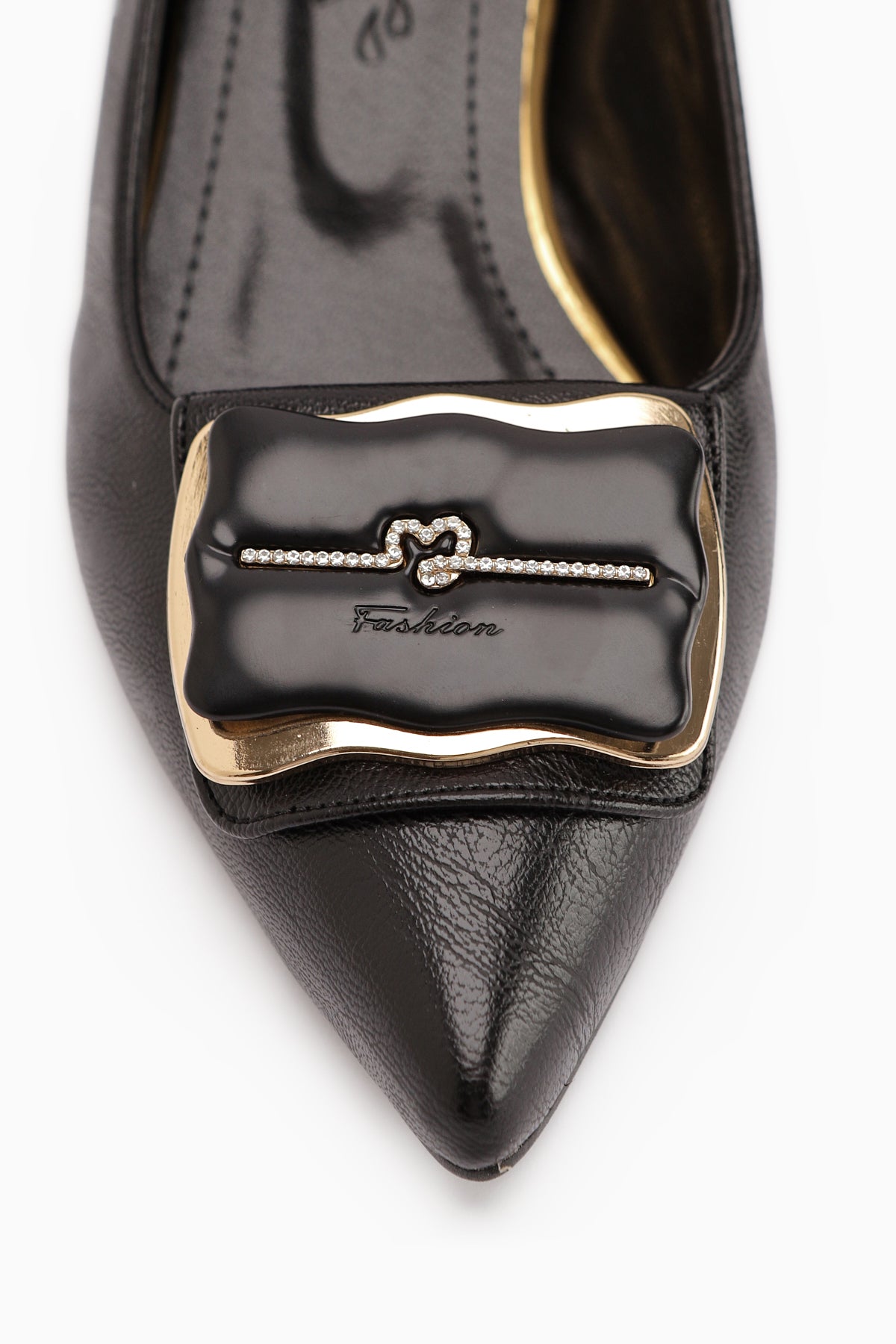 Judita Siyah Tokalı Kadın Topuklu Ayakkabı