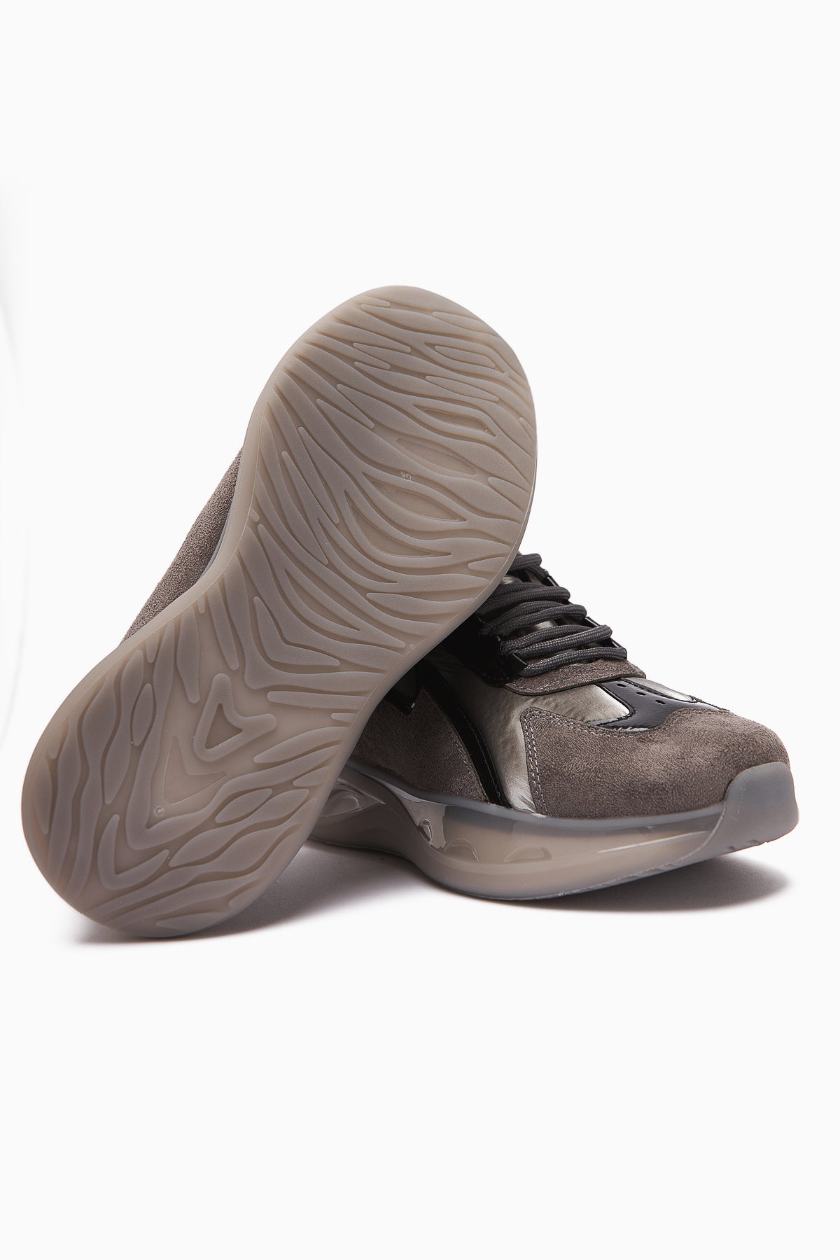Tolin Gri Paraşüt Kumaşlı Kadın Sneakers Ayakkabı