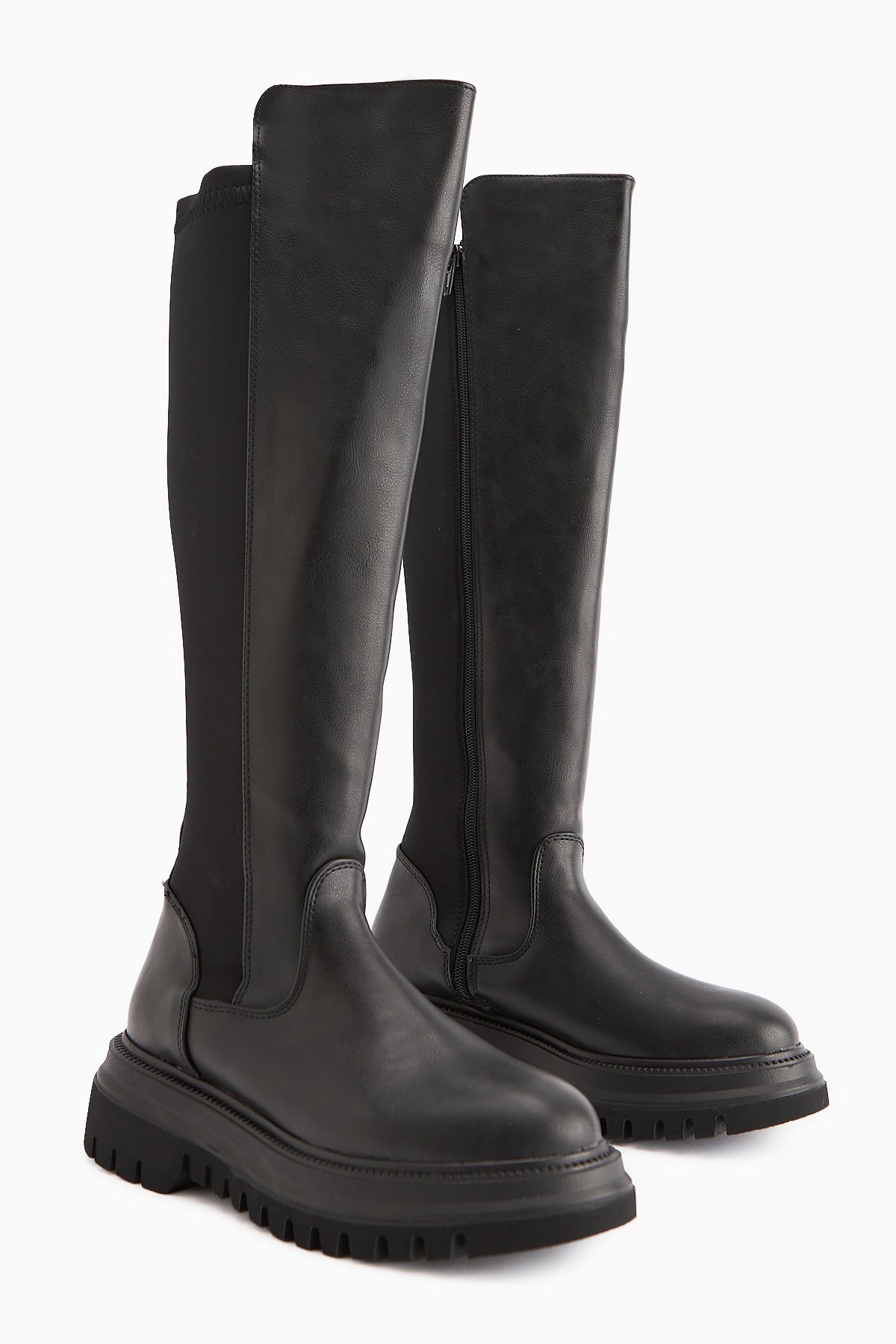 Latoya Siyah Streç Detaylı Çizme