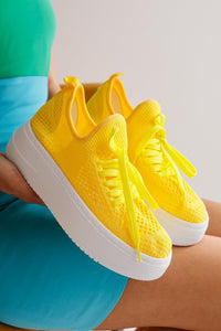 Benito Limon Triko Streç Kalın Tabanlı Sneakers
