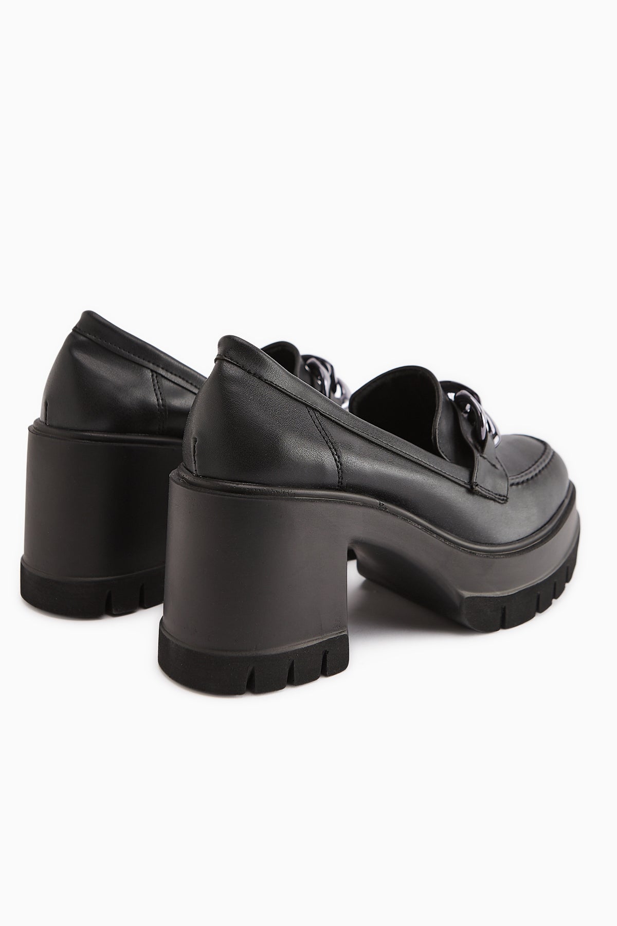 Chanpen Siyah Toka Detaylı Platformlu Günlük Ayakkabı