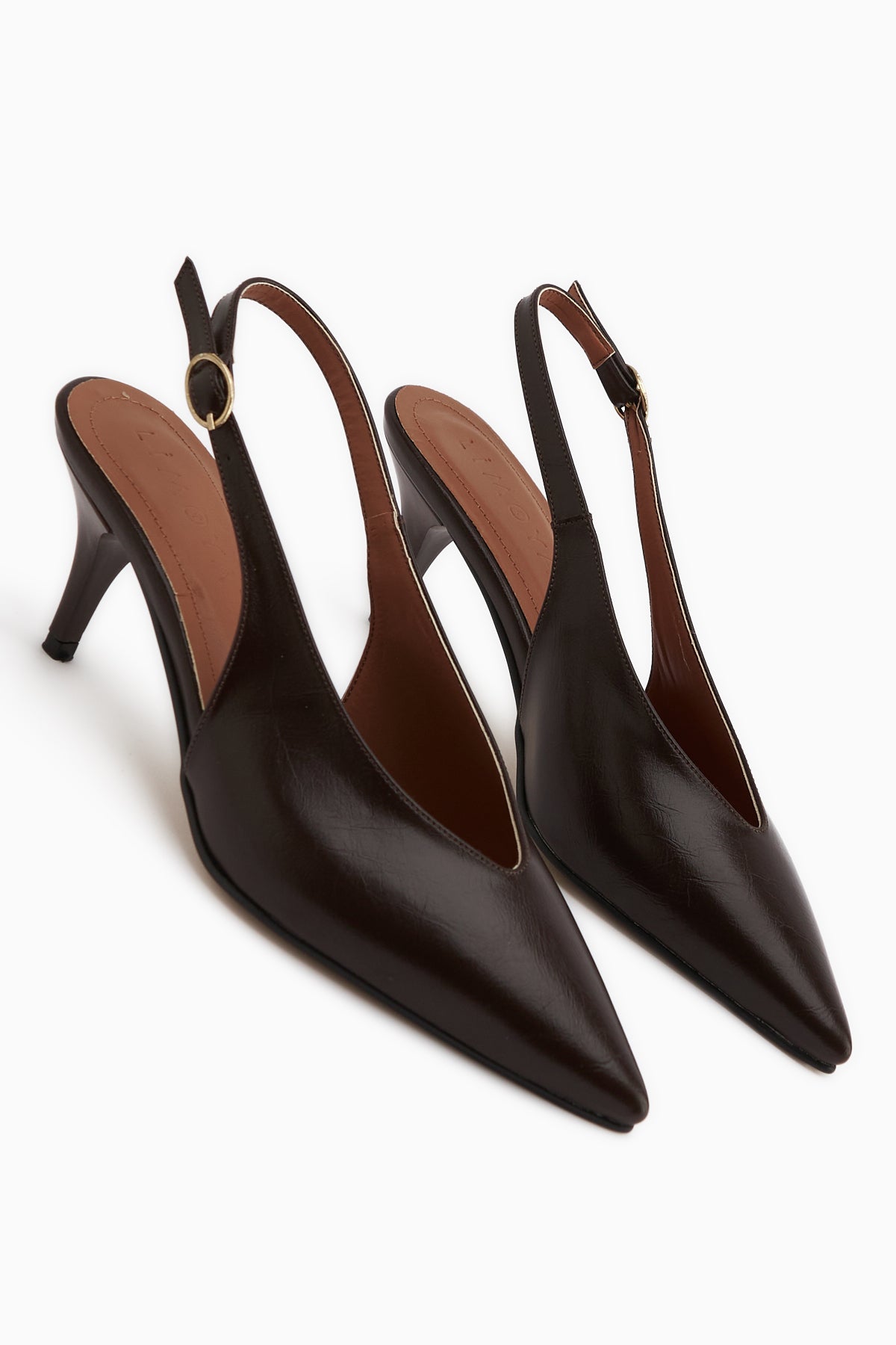 Mija Bordo Kemerli Kadın Topuklu Ayakkabı