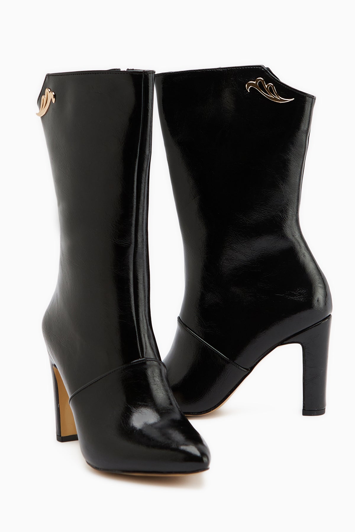 Aria Siyah Topuklu Kadın Çizme