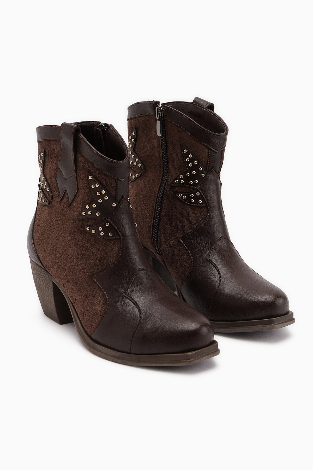 Lowis Kahve Troklu Kadın Kovboy Western Bot