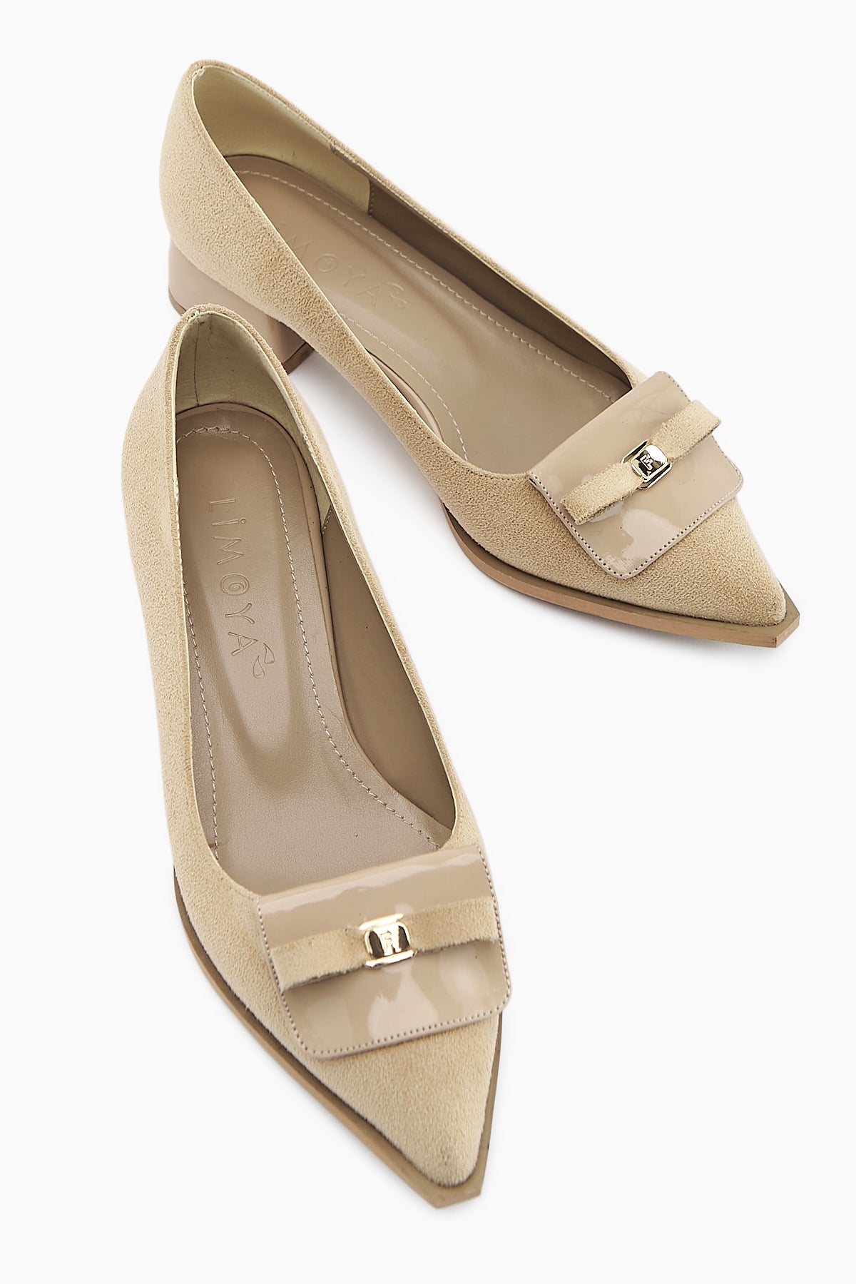 Boel Nud Süet Tokalı Kısa Topuklu Kadın Ayakkabı