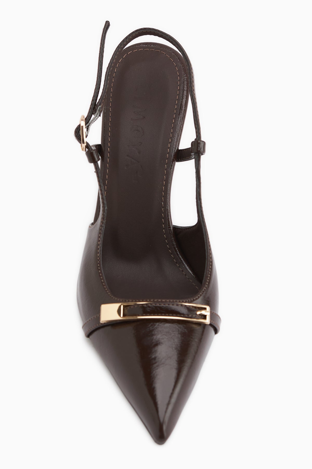 Phia Kahve Tokalı Dolgu Topuklu Kadın Sandalet