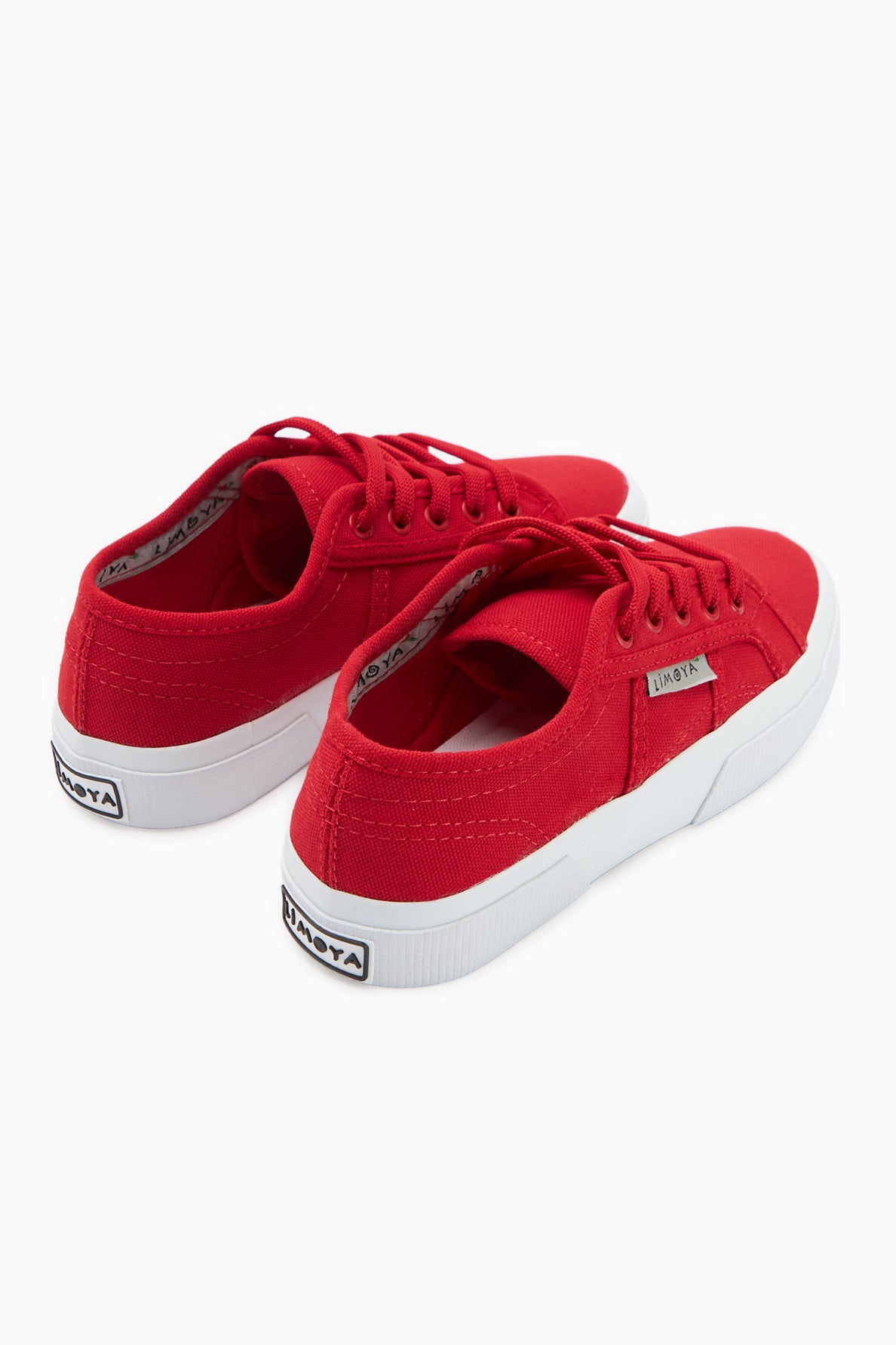 Timon Kırmızı Rahat Taban Keten Sneakers