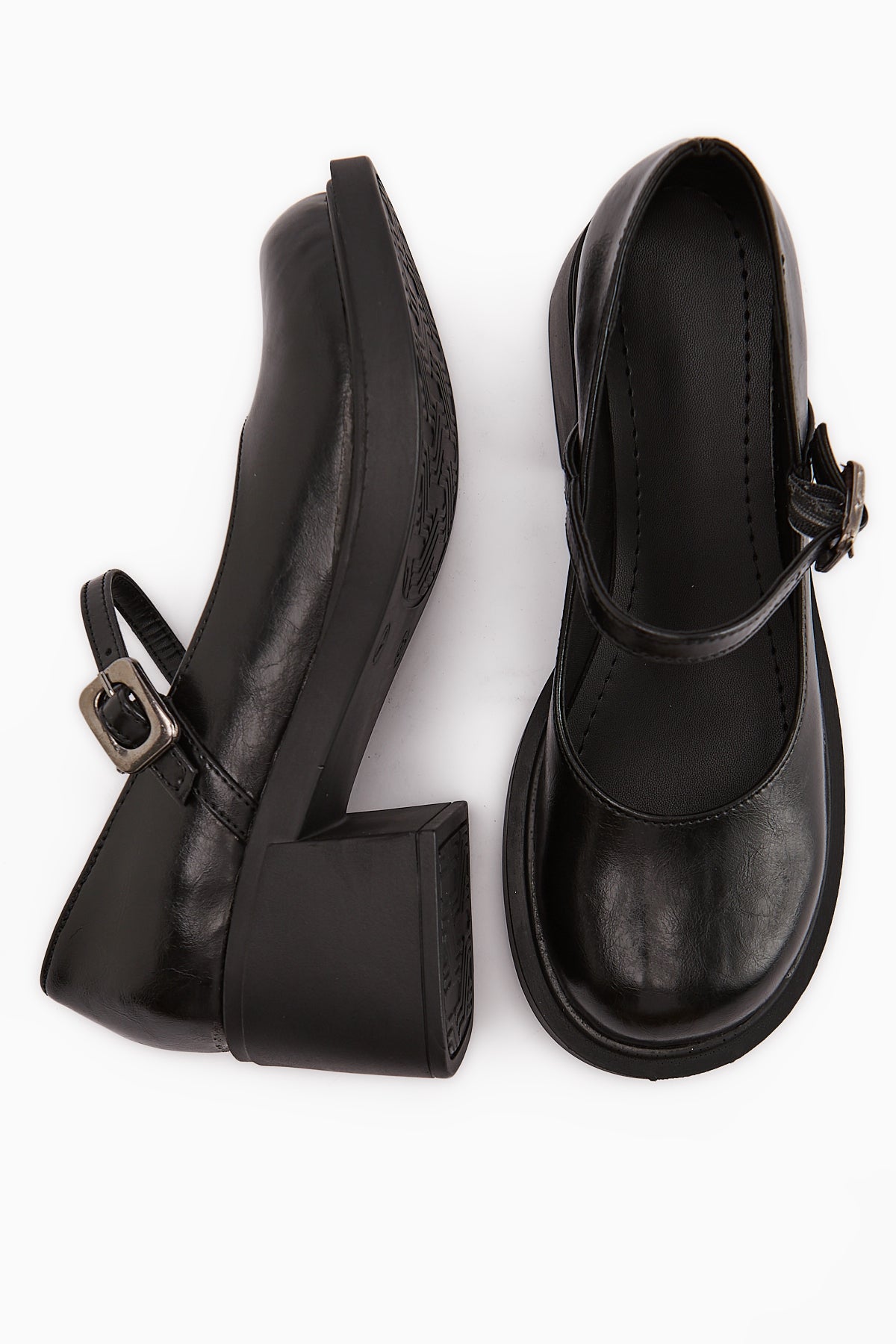 Mirka Siyah Bantlı Kadın Loafer Ayakkabı