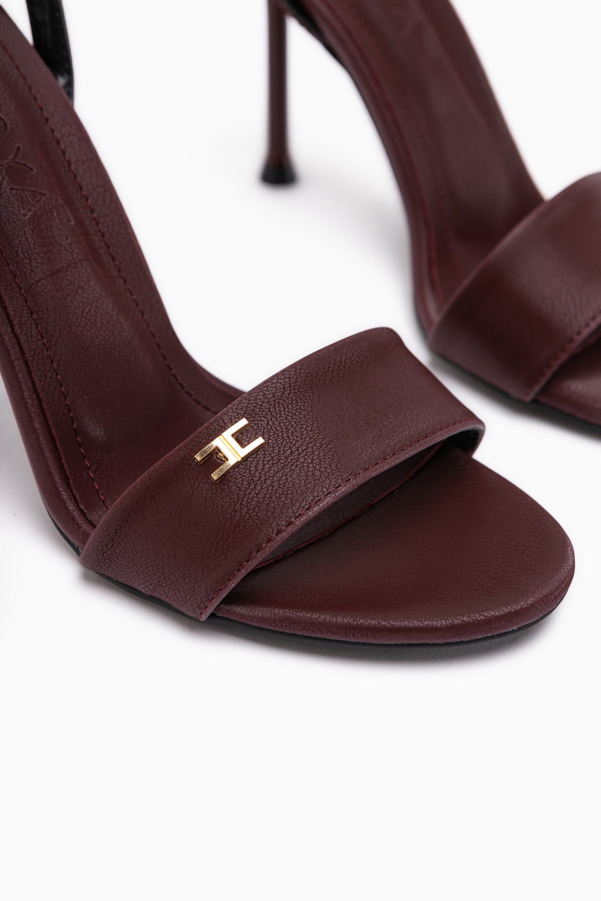 Jamila Bordo Bilekten Bağlamalı İnce Topuklu Kadın Ayakkabı