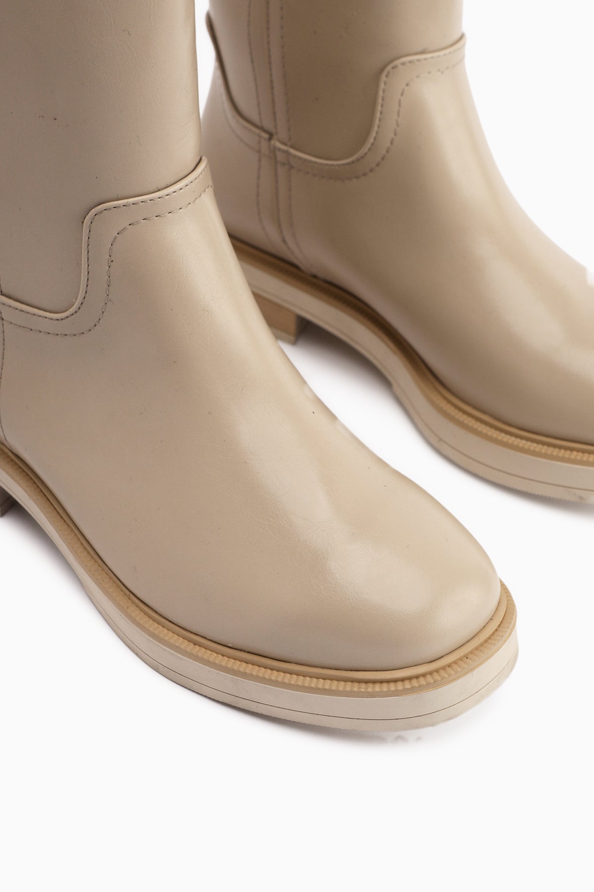 Luca Bej Çekme Kadın Çizme