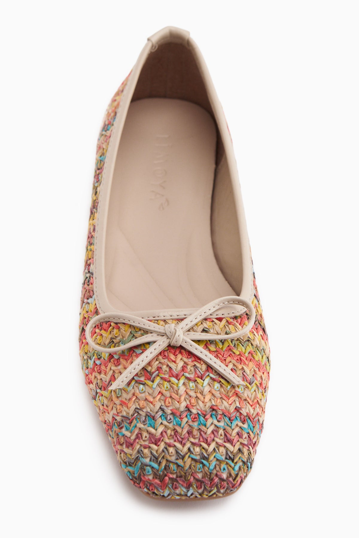 Fridah Renkli Fiyonk Detaylı Küt Burun Kadın Babet