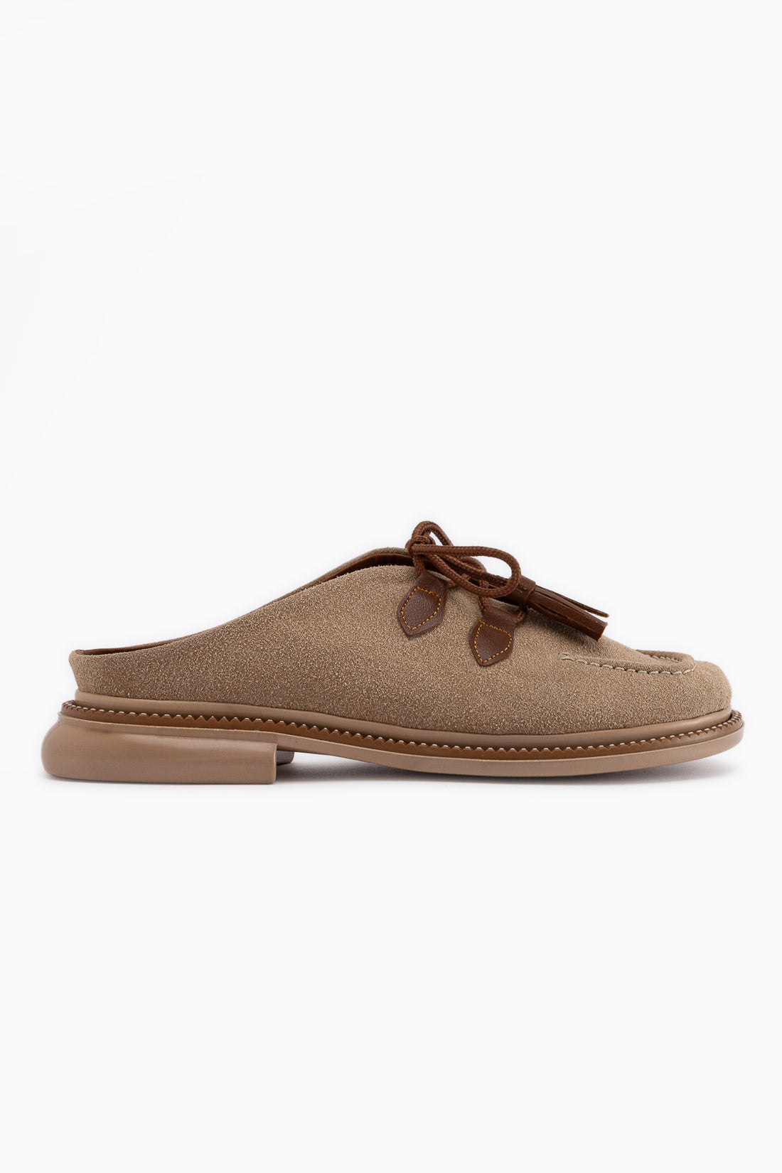 Penny Bej Süet Püsküllü Kadın Terlik