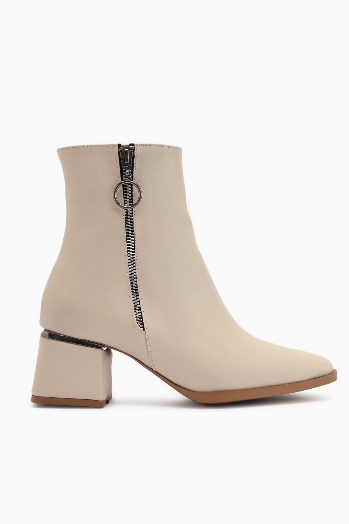 Deyana Ten Fermuar Aksesuarlı Bot