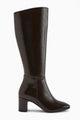Larin Kahve Topuklu Kadın Çizme