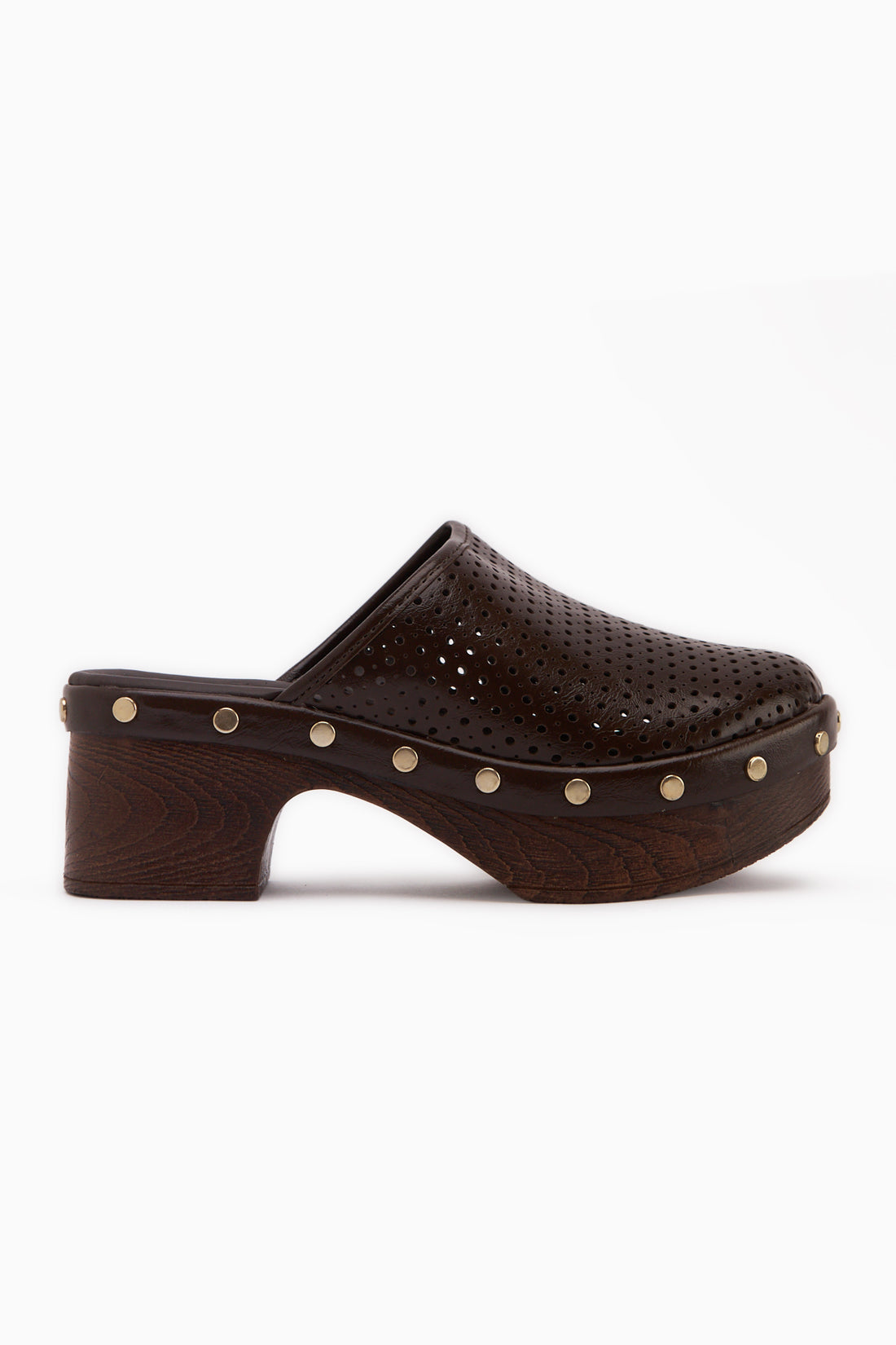 Dorita Kahve Platform Topuklu Kadın Terlik