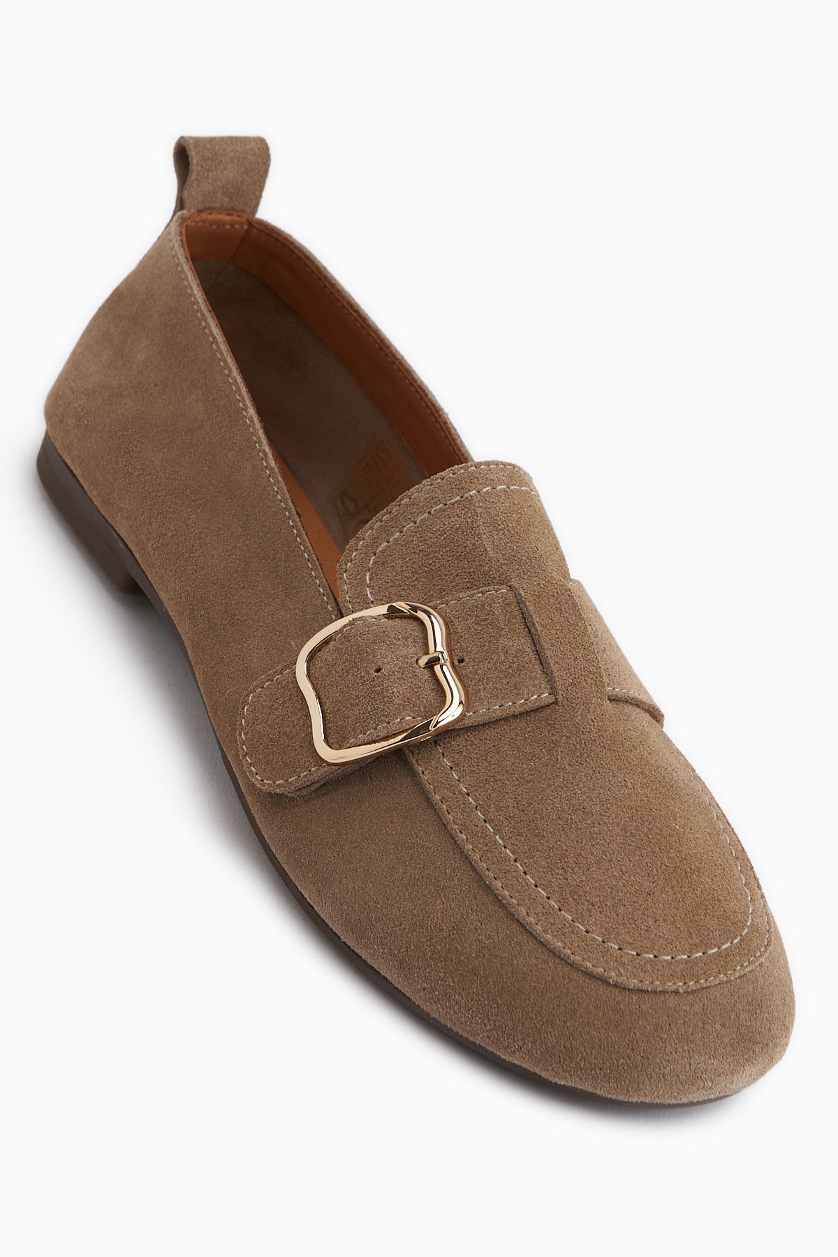 Oliva Hakiki Deri Vizon Tokalı Kadın Babet