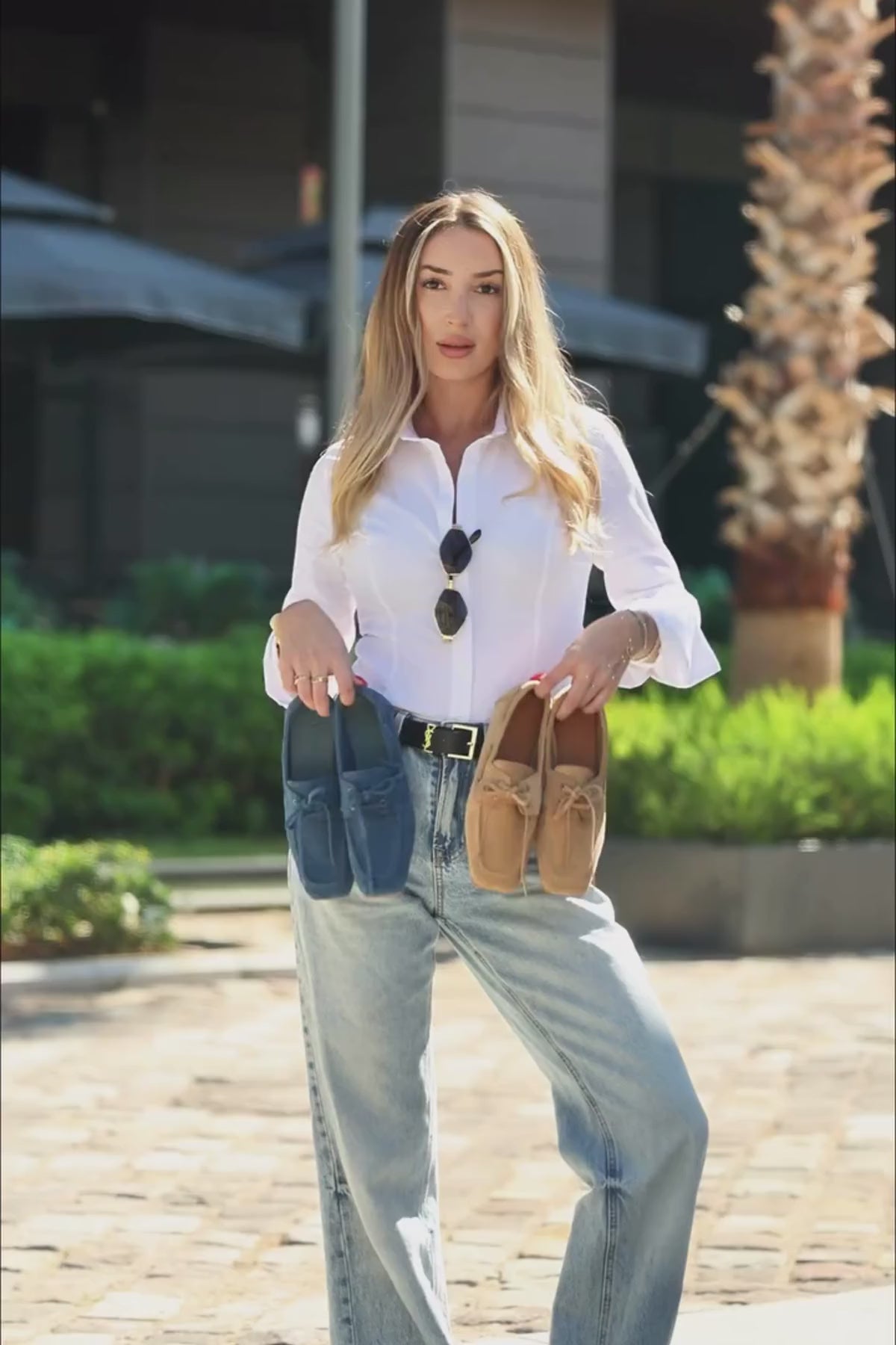 Arian Hakiki Deri Bej Süet Bağcıklı Makosen Günlük Loafer Kadın Ayakkabı