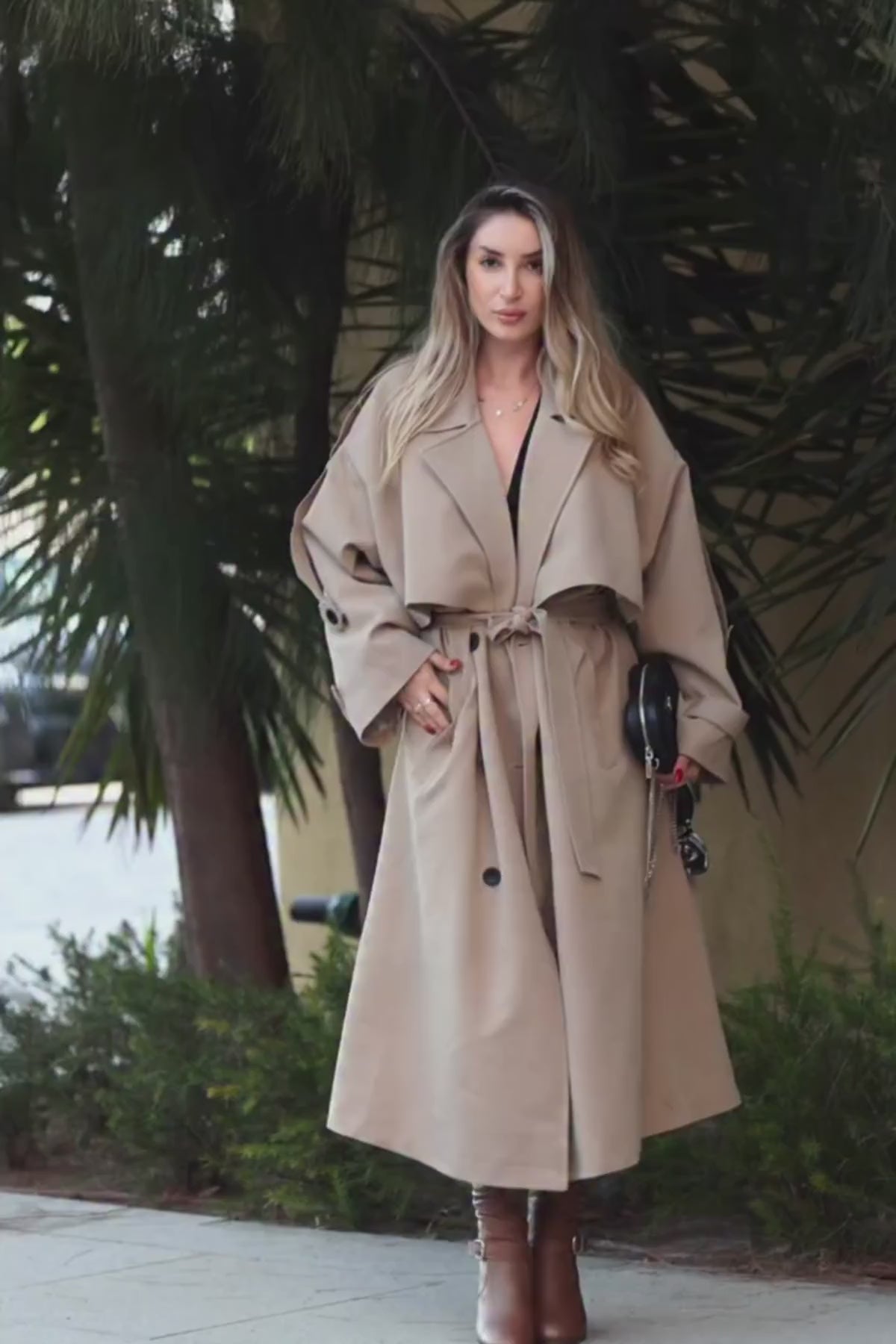 Ting Hakiki Deri Taba Toka Detaylı Kadın Topuklu Çizme