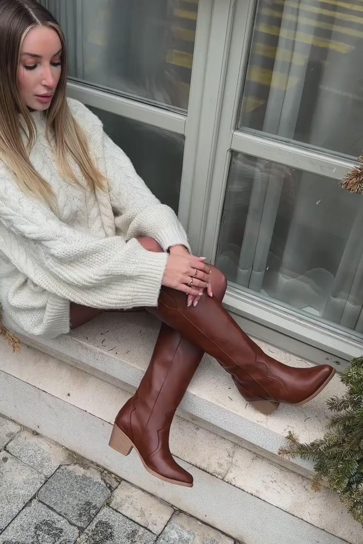 Lhena Taba Western Çekme Çizme